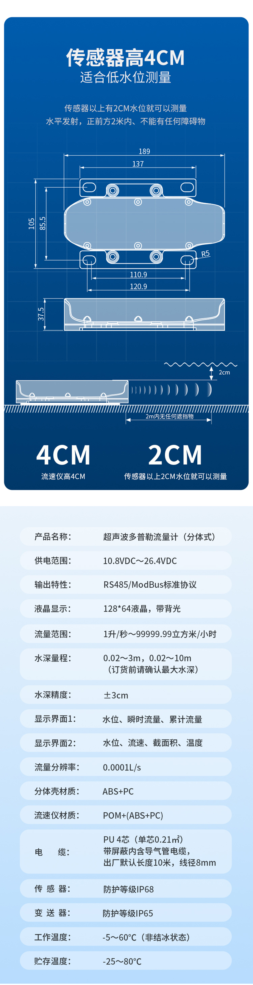 超聲波多普勒流量計(黃色外殼主機-使用小型1只眼睛流速儀0°發(fā)射角).詳情頁_04.jpg